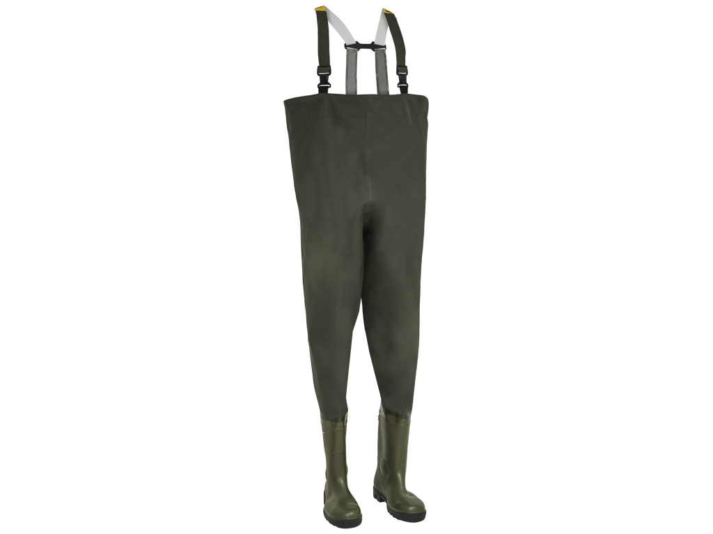 Waders m/sikkerhed str. 40 Oliven
