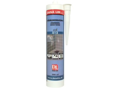 Dana 512 Silicone vådrum klar 300ml