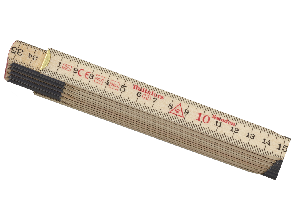 Tommestok mm/mm 59-2-12 Hultafors