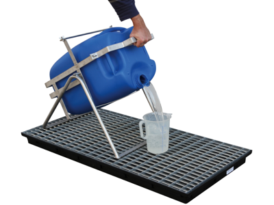 Dunktipper rustfri op til 60 ltr. dunke