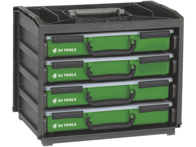 Raaco Handybox med 4 rumkasser DJ Tools