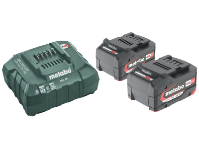 Batteripakke 18V 4,0Ah LiHD+ lader Metab
