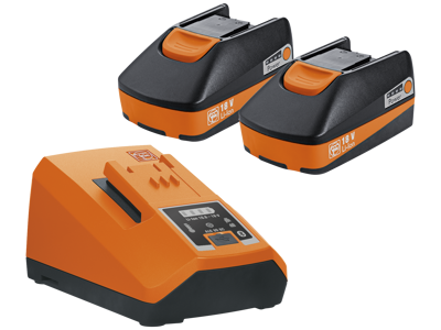 Fein Batterisæt 2x 18V 5,2 Ah og lader