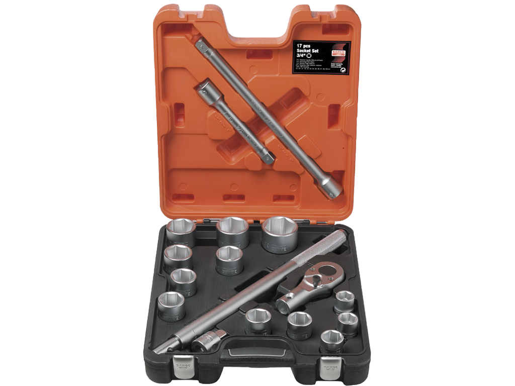 Topnøglesæt 3/4" SLX17 22-50mm Bahco