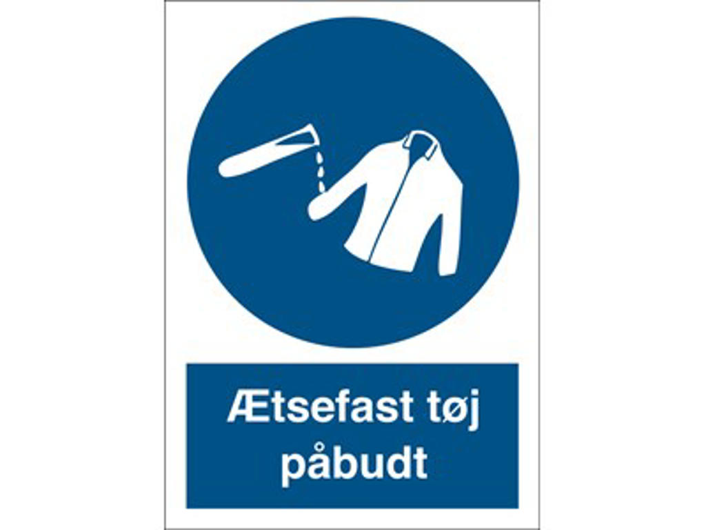 ÆTSEFAST TØJ PÅBUDT