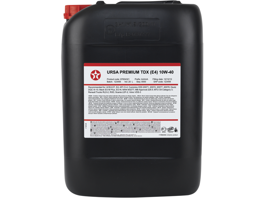 Motorolie Ursa TDX 10W/40 20ltr