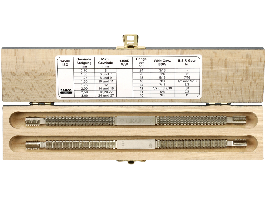 Gevindfil sæt 1450D/2 Bahco