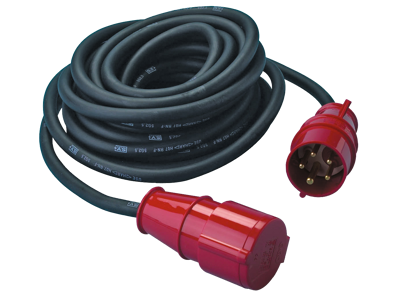 Kabelsæt  5 X 2,5 mm2 400V 10 mtr