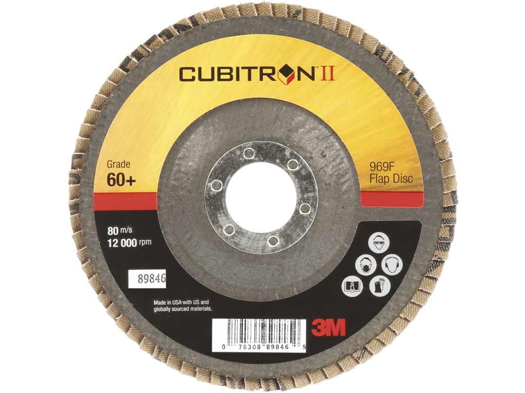 Lamelslibeskiver Flad Ø178 - 3M Cubitron 969F