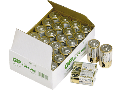 Batteri C LR14 GP Super Alkaline 24 stk.