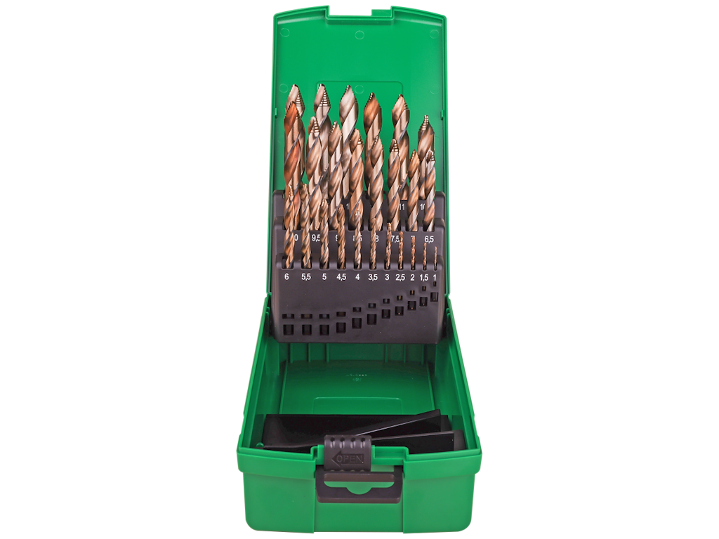 Borkasse 1-13 mm HSSE Co5 m/flowstep DJ