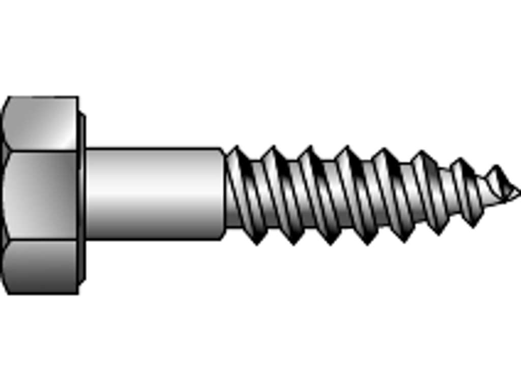 Fransk skrue 8x140 fzb DIN 571