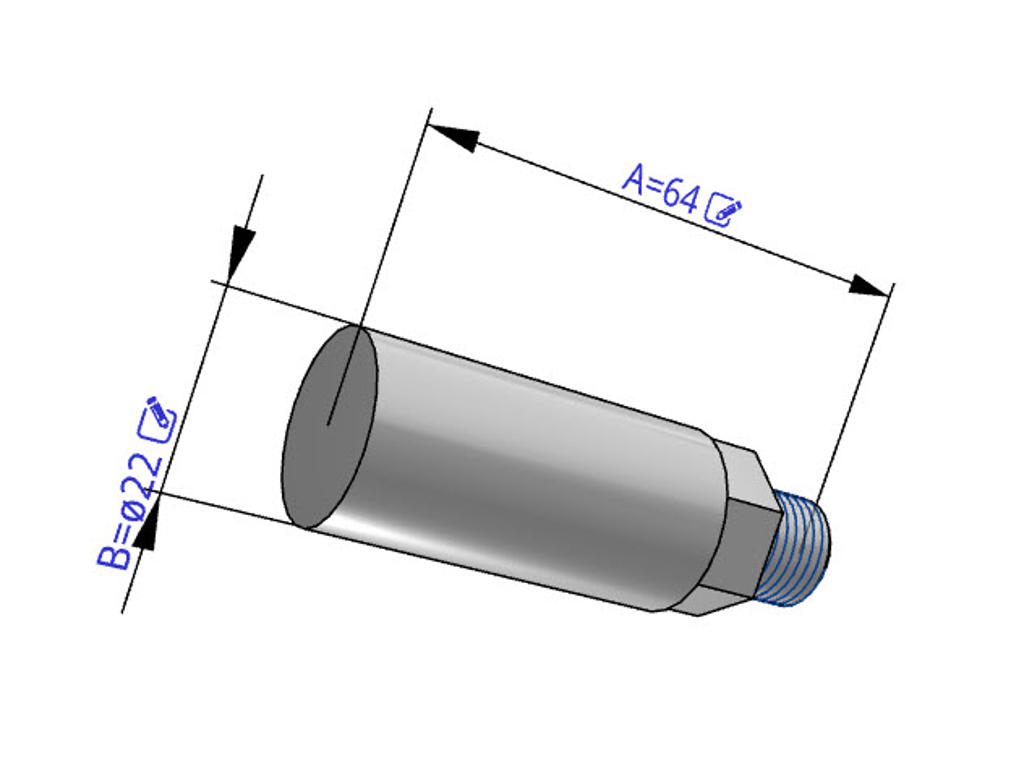 SMC ANA1-02 1/4" lyddæmper 40dB