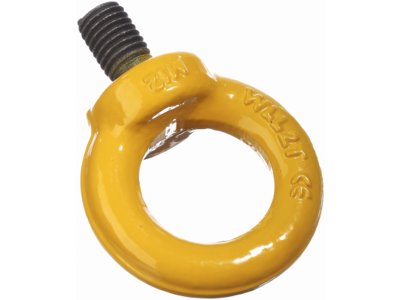Øjebolt M12 SWL 2,0 ton, Gul