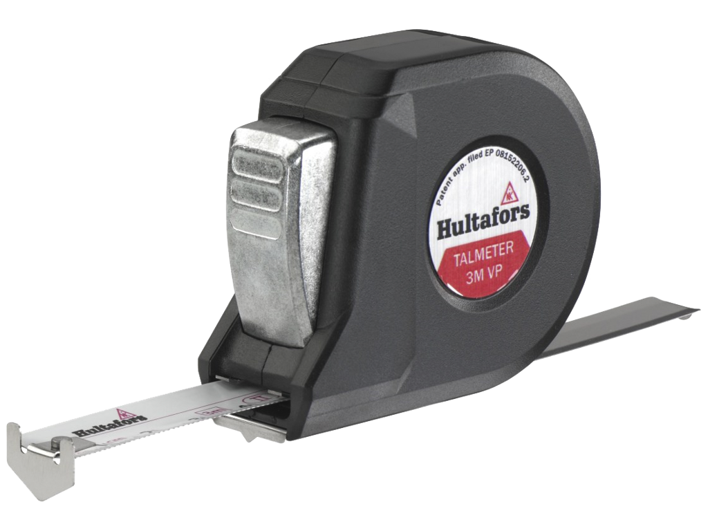 Målebånd 3 mtr Talmeter Varme overflader