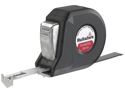 Målebånd 3 mtr Talmeter Varme overflader