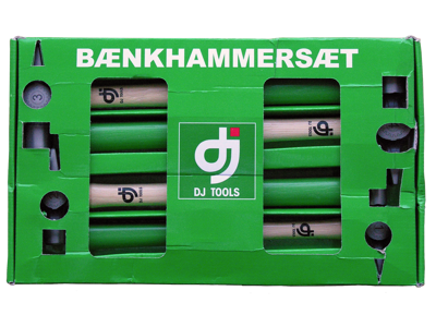 Bænkhammersæt 4 str. DJ Tools