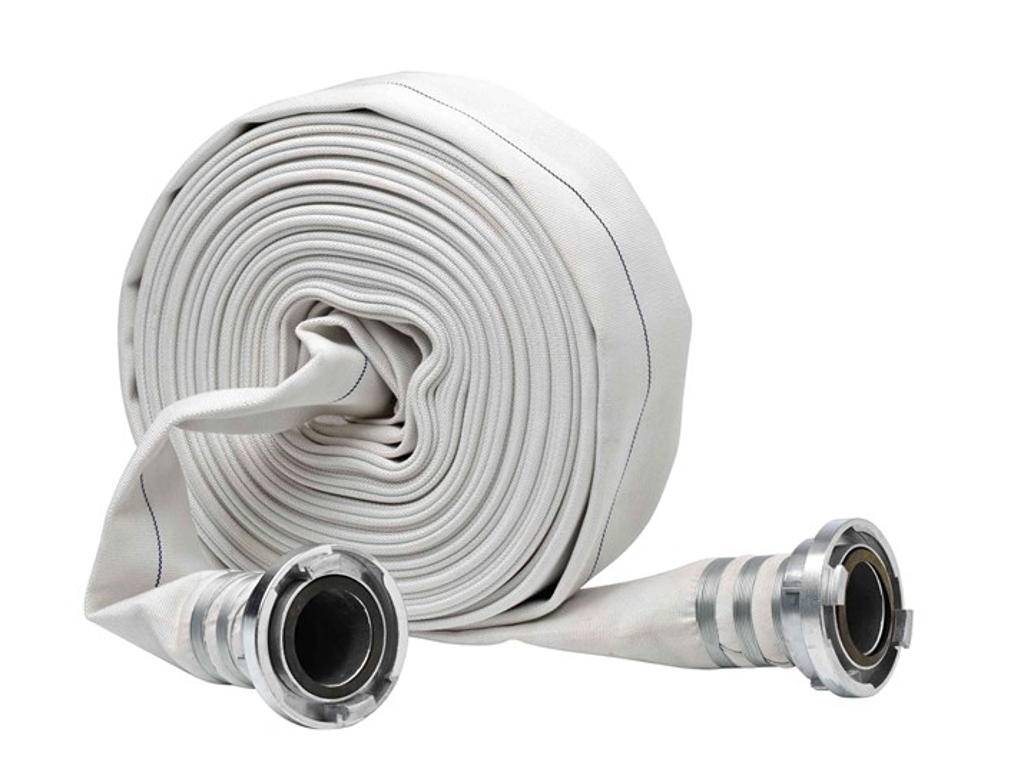 Brandslange 102mm grå 30mtr. m/kobl. C