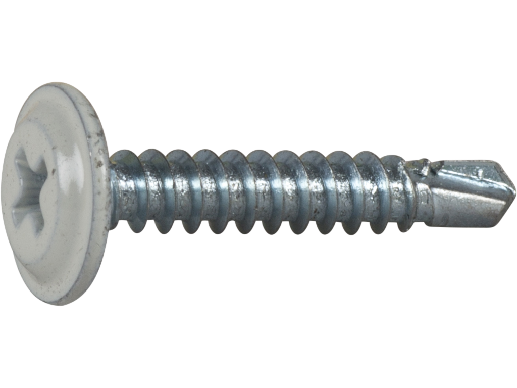 Montskrue 4,2x25 PH2 hvid-250 m/borspids