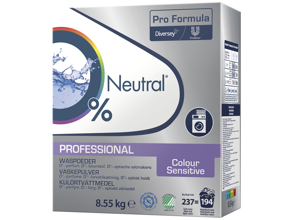 Vaskepulver Neutral Proff. Colour 