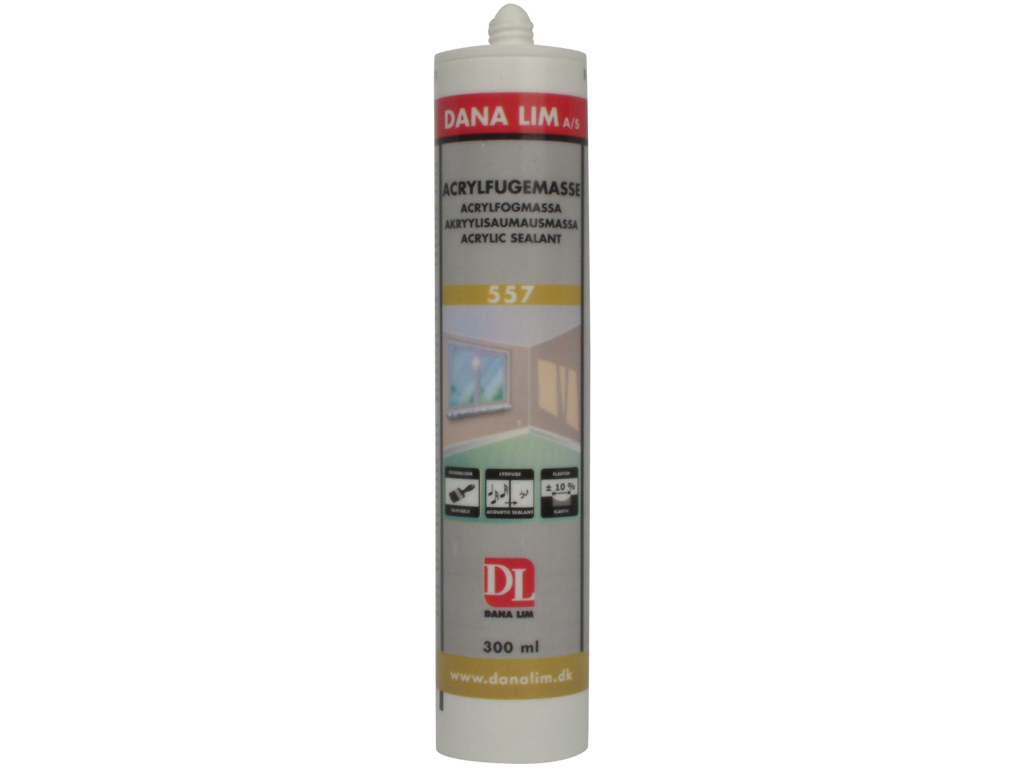 Dana 557 acrylfuge hvid 300ml