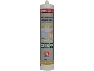 Dana 557 acrylfuge hvid 300ml