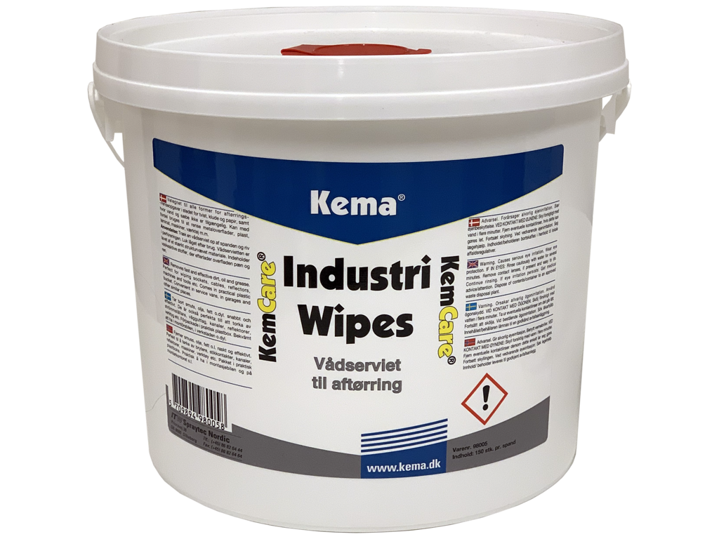 Renseservietter Kema Industri Wipes 