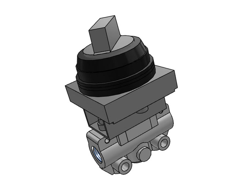 SMC VM130-F01-34BA Ventil drejeknap sort