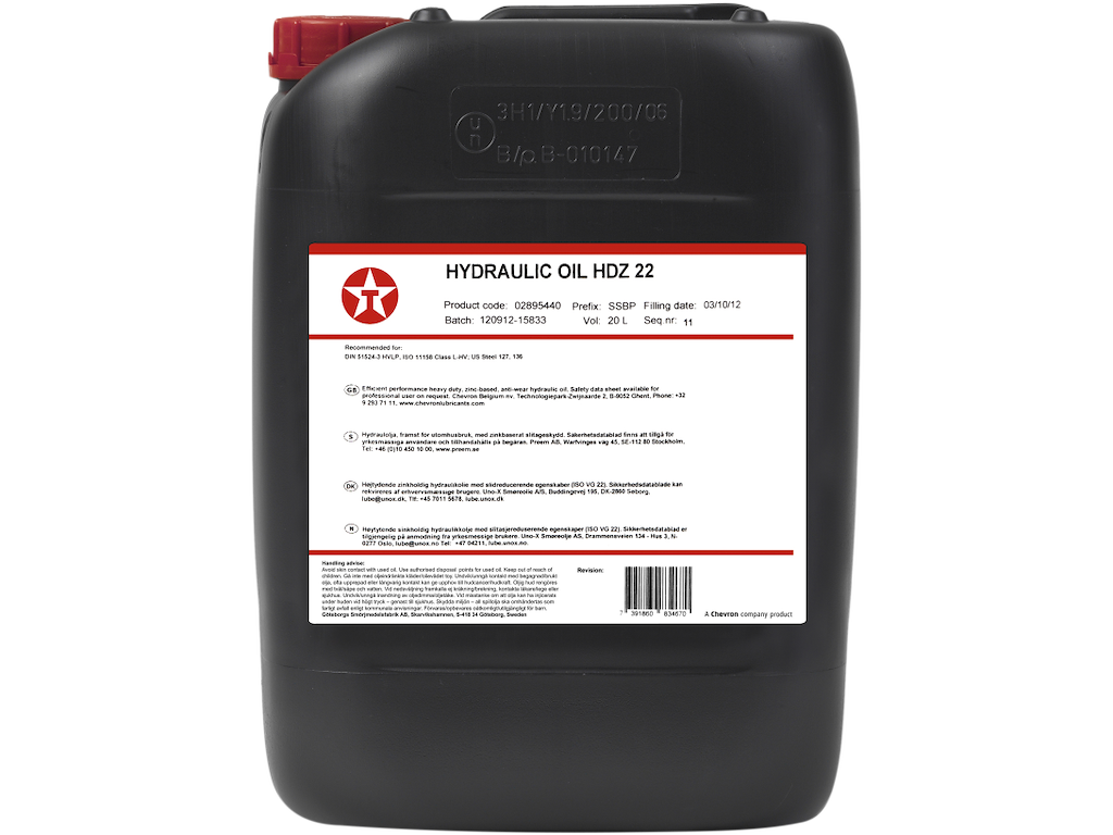 Hydraulikolie Rando HDZ  22 - 20 ltr