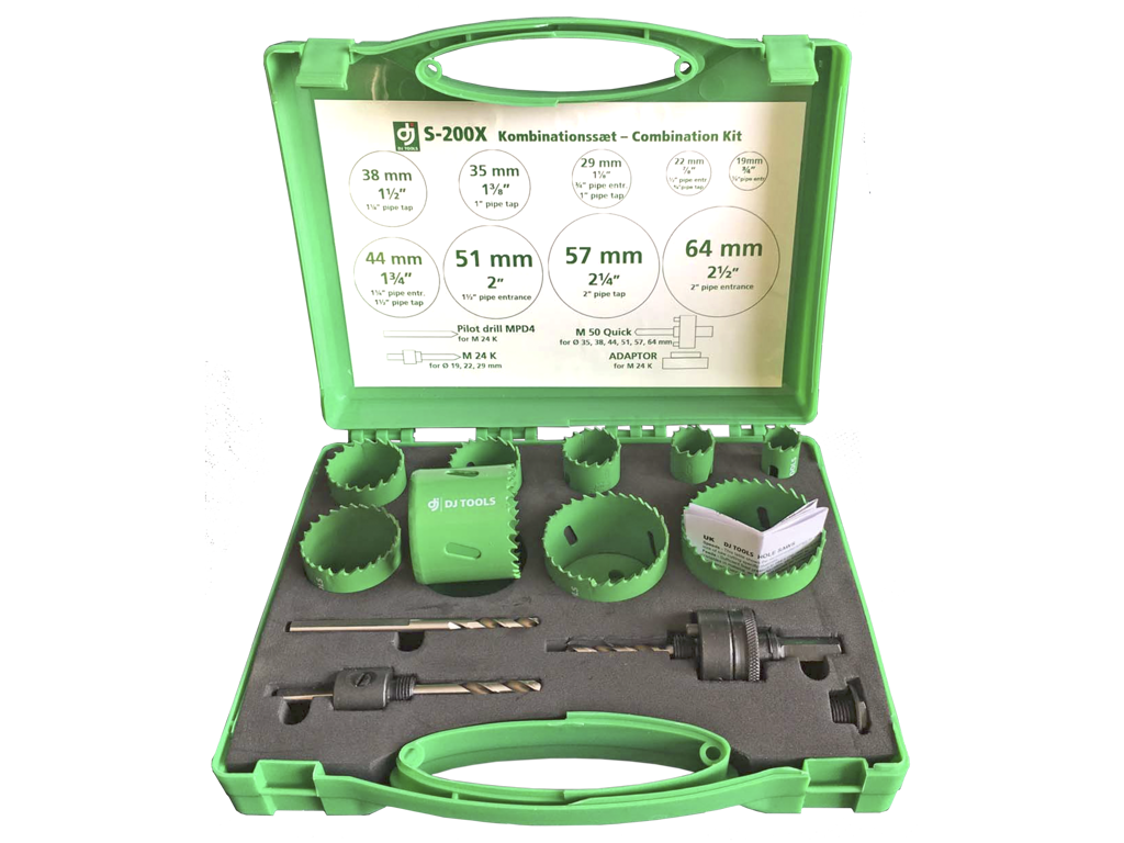 Hulsavesæt Ø19-64mm Bi-Metal DJ Tools