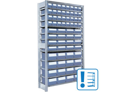 BITO Reol 1850x1058x324 m/12 hylder TF