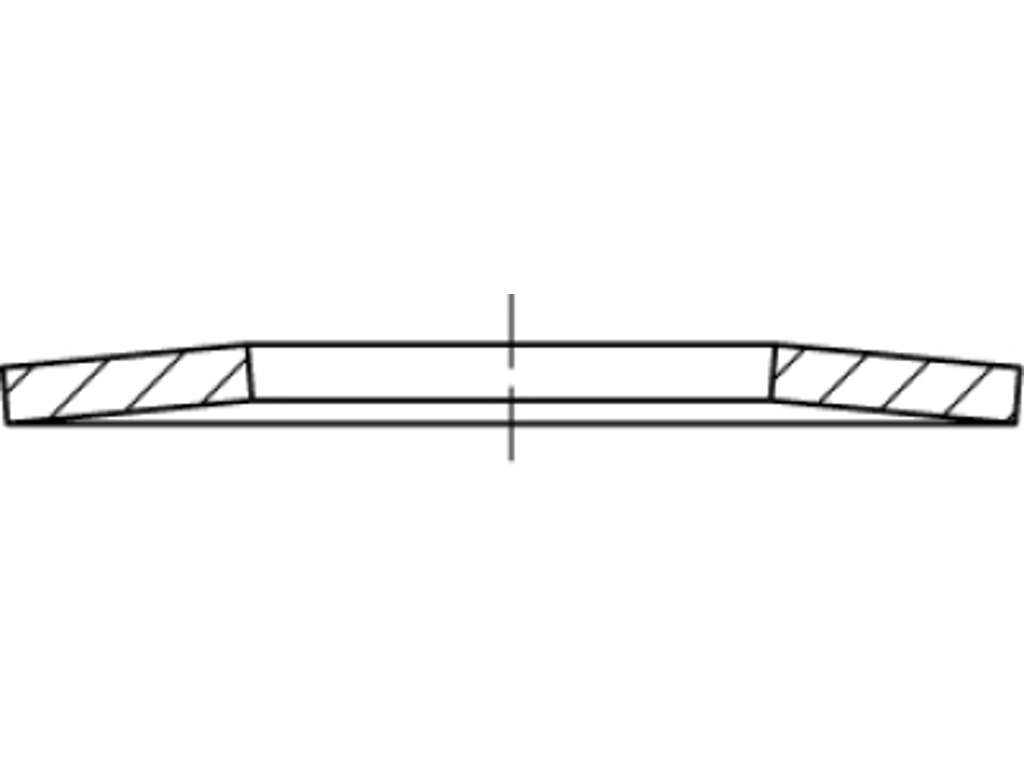 Tallerkenfjeder 20,4x40,0x1,0