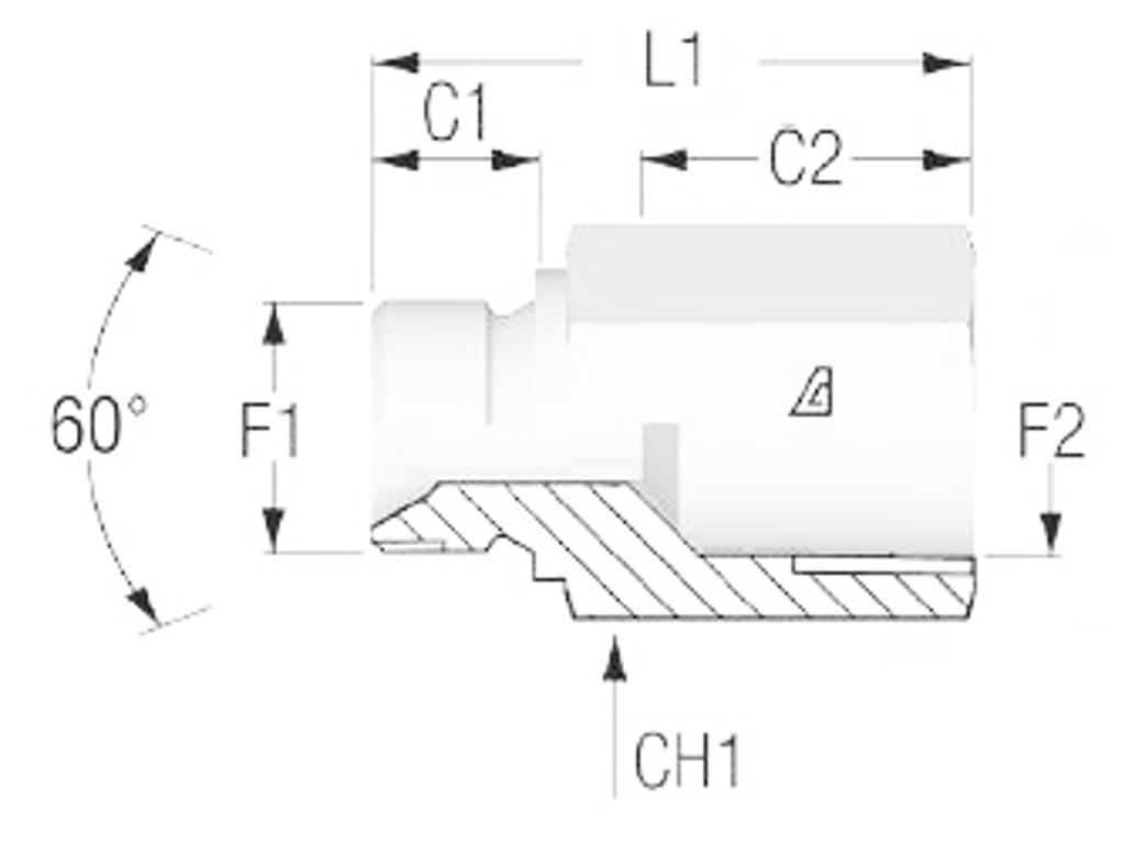 RI 1-1/2" X 1-1/2" Nippelmuffe