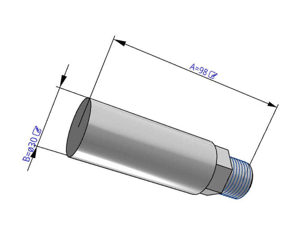 SMC ANA1-04 1/2" lyddæmper 40dB