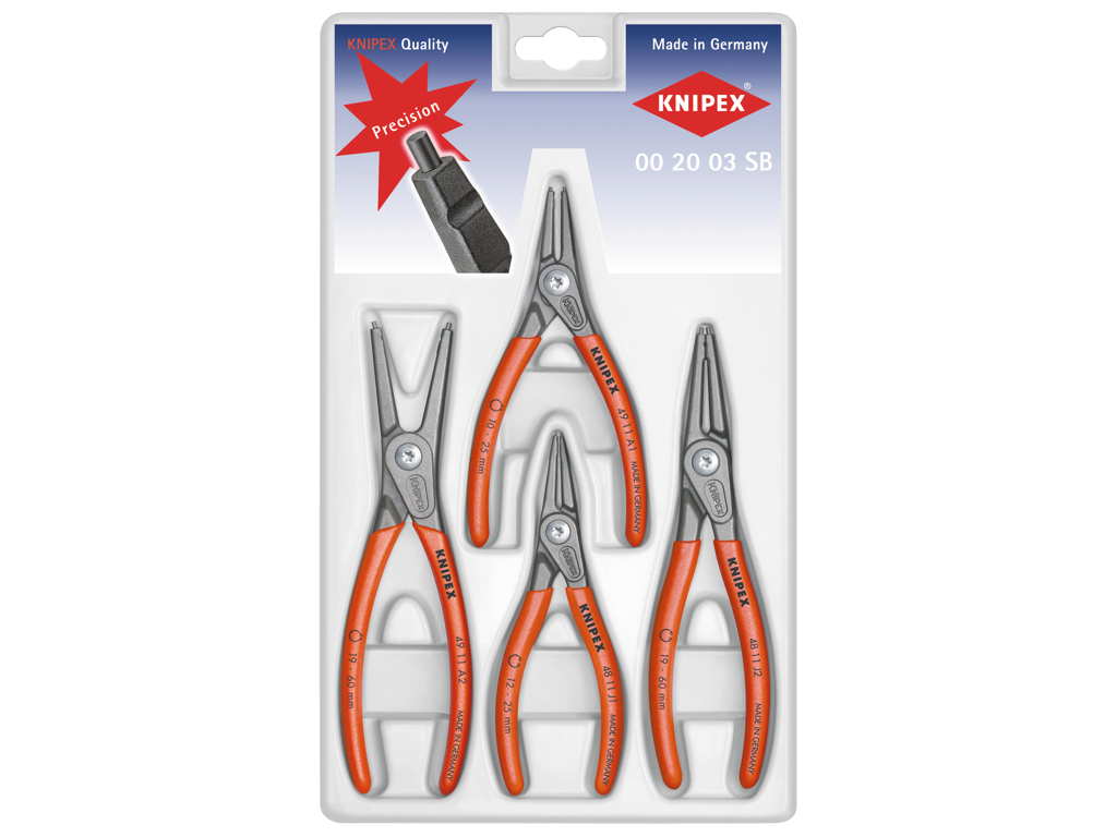 Låseringstangsæt 4 stk. Knipex