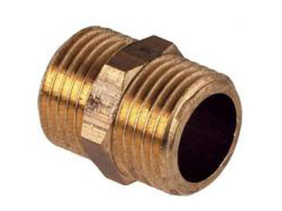 Brystnippel 1/2" messing