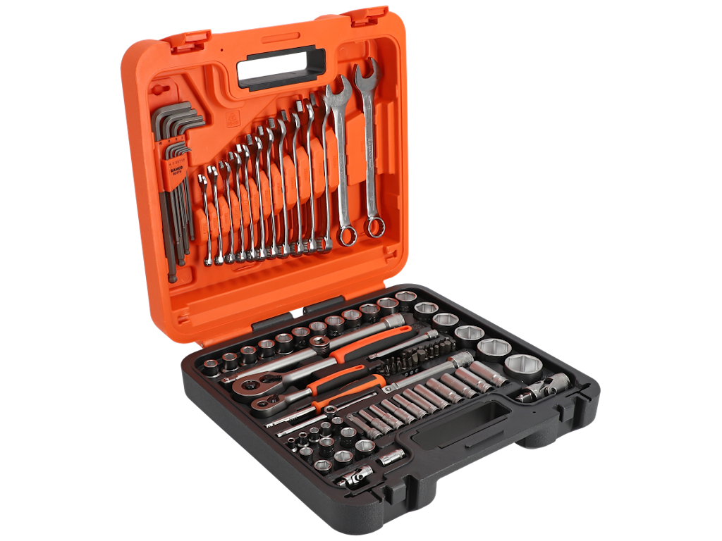 Topnøglesæt 1/4" + 1/2" S98MC1H 98 dele