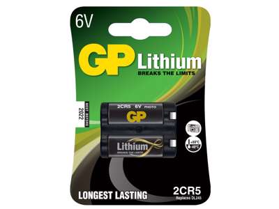 Batteri 2CR5 GP pk. á 1 stk.