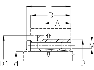 Spænde-element Rota-Fix E 45