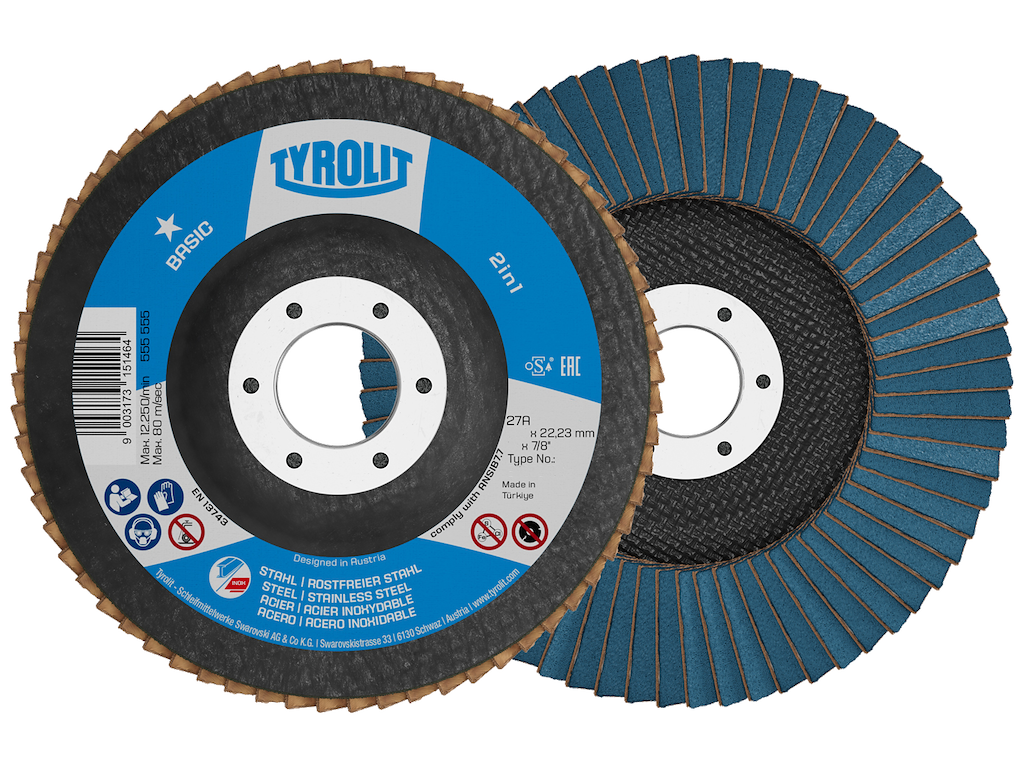 Lamelslibeskive Ø125 - Tyrolit Basic 27CLA