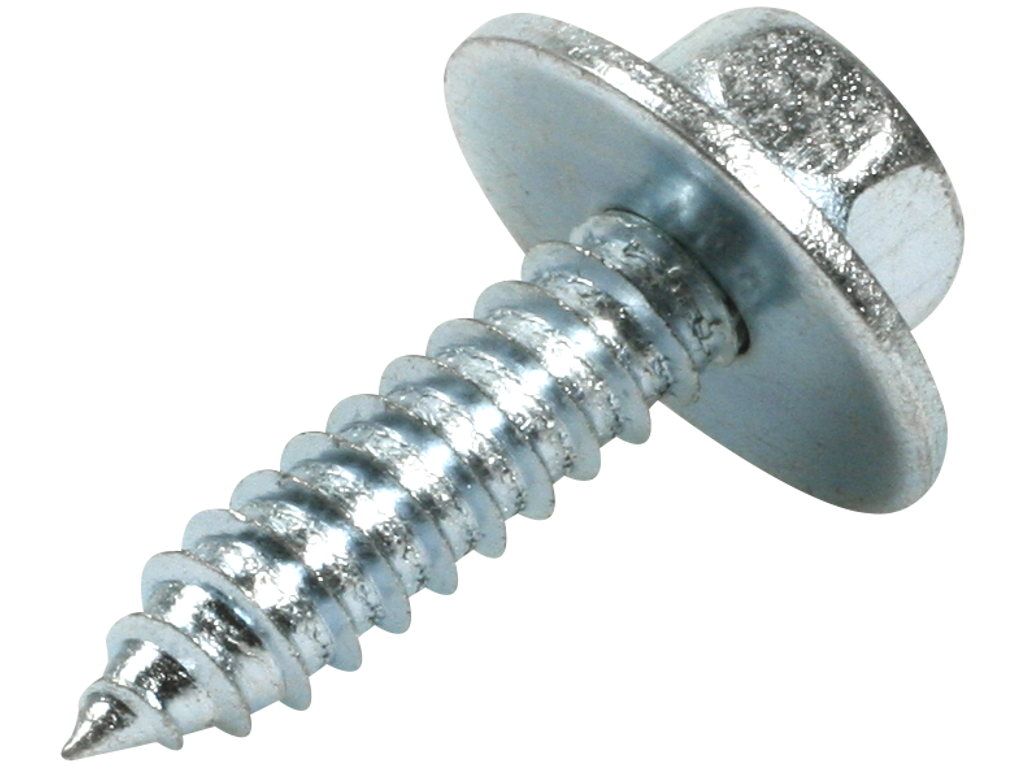 Lynskrue 6,3x19 OPEL m/løs skive