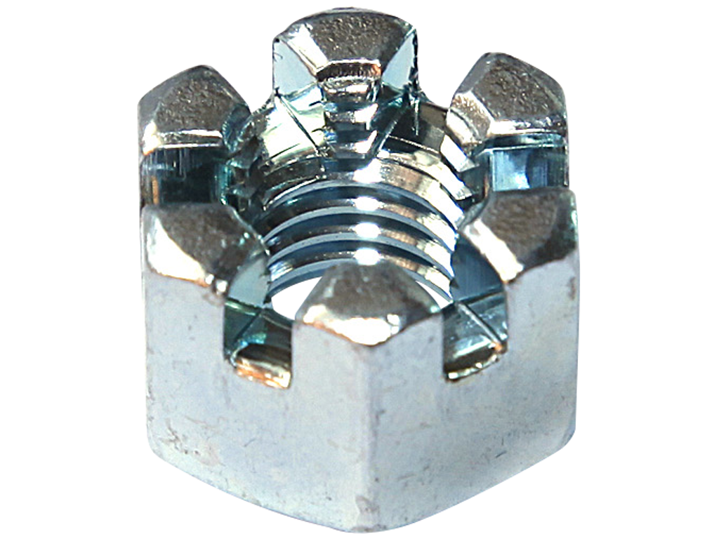 Kronemøtrik M48x3 DIN 935-1