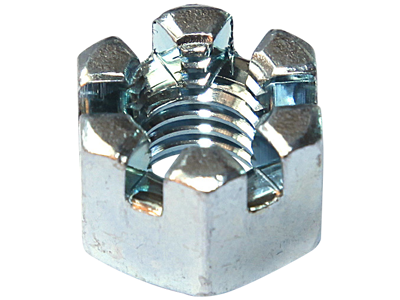 Kronemøtrik M20x1,5 DIN 935