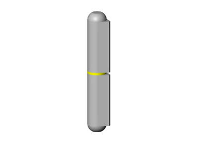Hængsel svejsbart 120x16mm