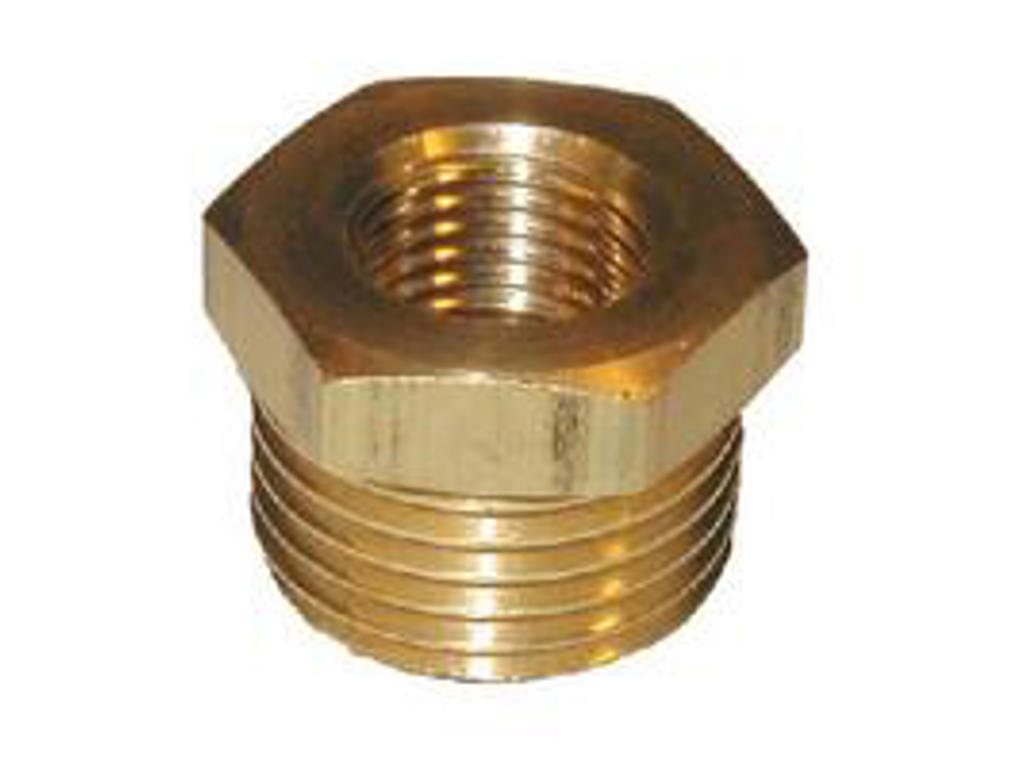 Nippelmuffe 1/2"x1/8" messing