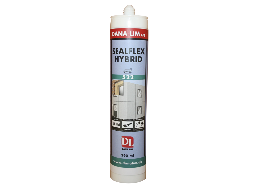Dana 522 byggefuge MS hvid 290ml
