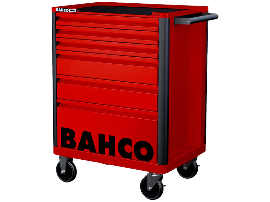 Værktøjsskab 26" E72 HUB Rød Bahco