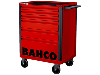 Værktøjsskab 26" E72 HUB Rød Bahco