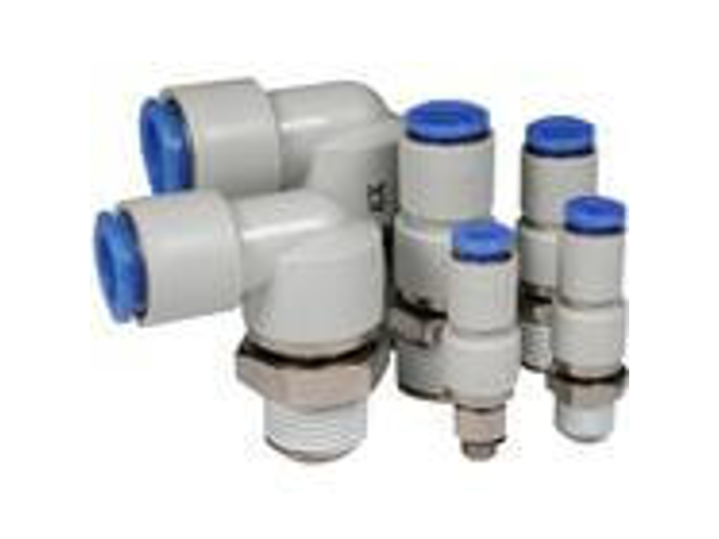 Luftfittings 4xM5 udv. gev. drejelig