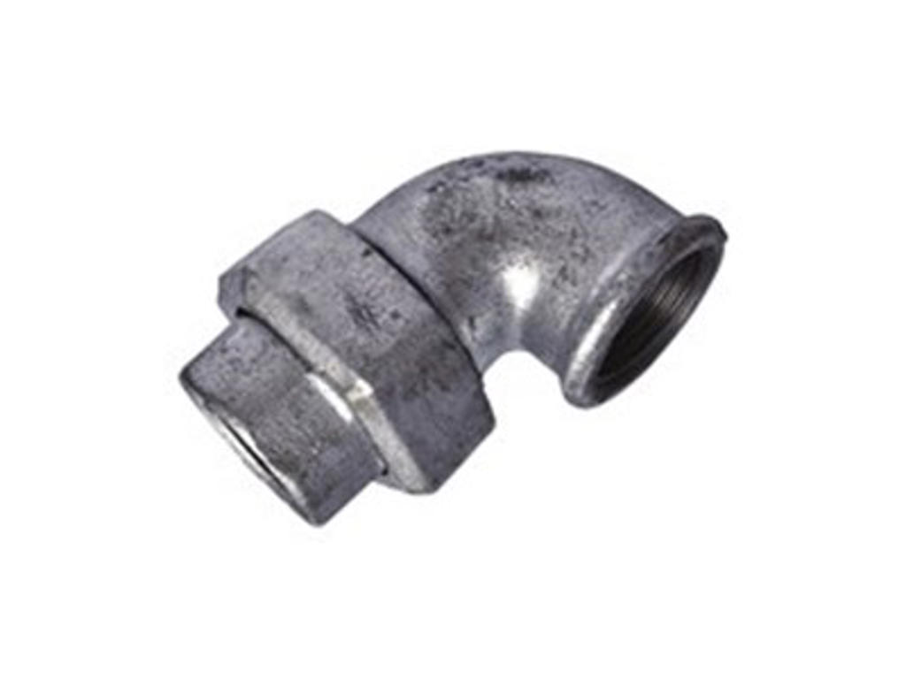 Vinkelunion 1/2" galv m/m